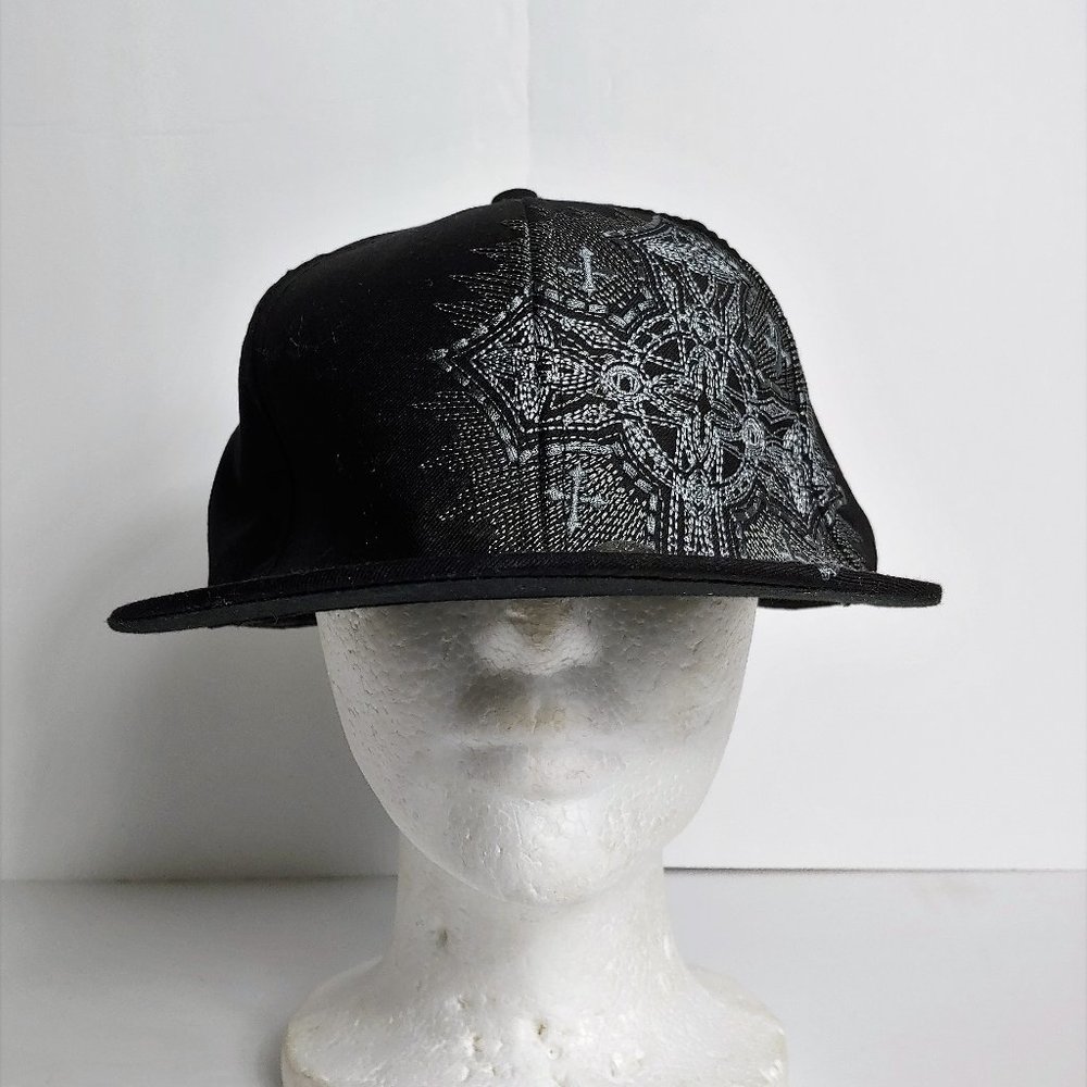 Flat Bill Hat, Crosses Designs, Label shows “Explicit”